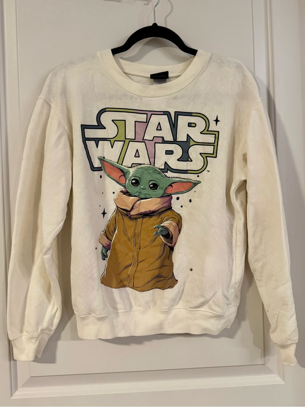 Star Wars - The Child Long Sleeve Sweater Womens Size XS